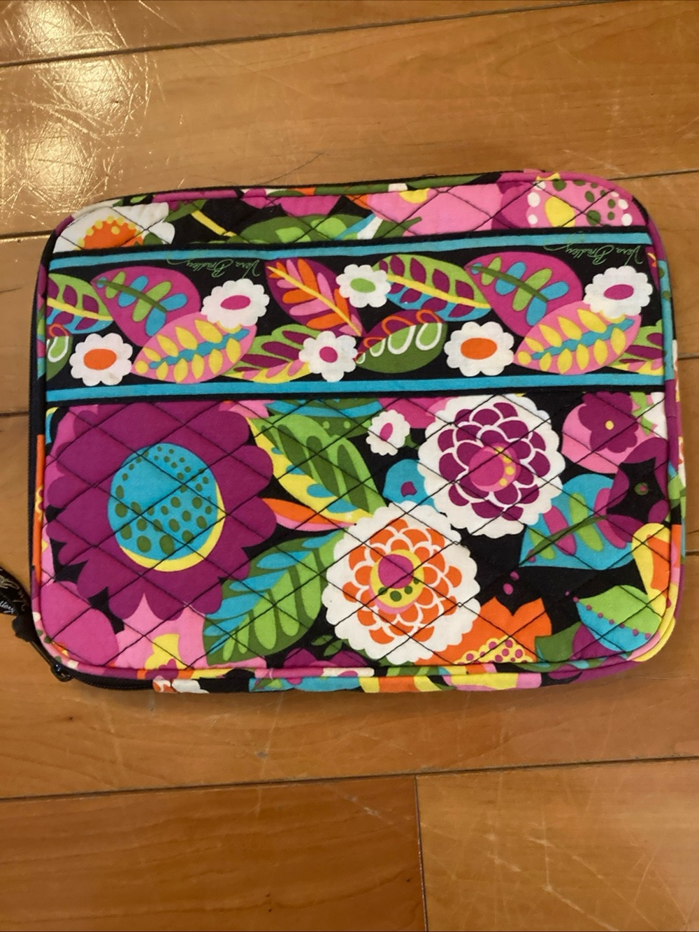 Vera Bradley Floral Quilted cotton E/reader tablet Sleeve case 10” X 8” - Picture 6 of 6